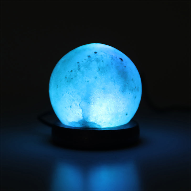 Himalayan Sphere Shape Salt Lamp Led Usb Color Changing