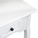 White 3 Drawer 94x40x80cm Hall Console Table Hallway Side Entry Wooden Timber