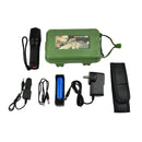 Tactical LED Flashlight Zoom Military Torch Self-defense Light Kit