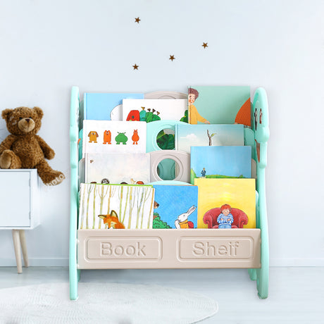 Bo Peep Kids Bookshelf Children Bookcase Blue