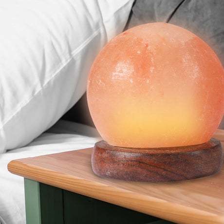 Himalayan Sphere Shape Salt Lamp Led Usb Color Changing