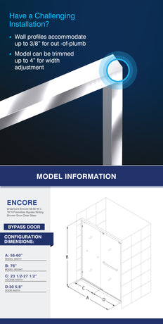 Levede Bath Shower Enclosure Screen Seal Strip Glass Shower Door 1100x1900mm