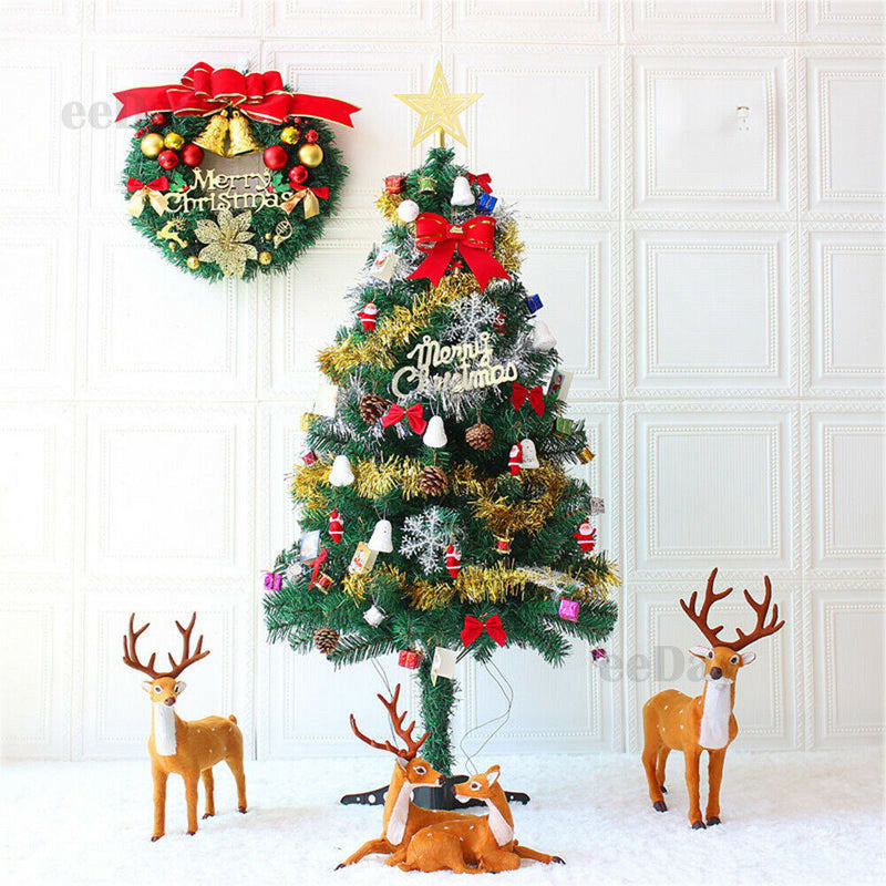 Christmas Tree Xmas Home Decorations Ornaments LED Light Decor