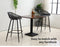 Levede Bar Stool Dining Chairs Metal Kitchen Stool Chair Barstools Outdoor Black x2