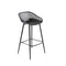 Levede Bar Stool Dining Chairs Metal Kitchen Stool Chair Barstools Outdoor Black x2