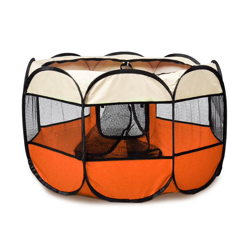 PaWz Pet Soft Playpen Dog Cat Puppy Play Round Crate Cage Tent Portable XL