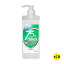 Cleace 10x Hand Sanitiser Sanitizer Instant Gel Wash 75% Alcohol 1000ML