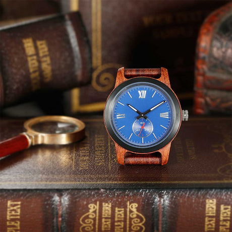 Handcrafted Kosso Wood Watch - Best Gift Idea!