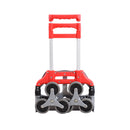 Stair Climbing Trolley 6 Wheels Aluminium Folding Hand Cart Climb Steps Portable