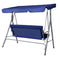 Outdoor Steel Swing Chair - Dark Blue (1 Box)