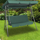 Outdoor Steel Swing Chair - Dark Green (1 Box)