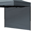 Mountview Gazebo Walls 3x3 Outdoor Side Wall Waterproof Party Wedding Dark Grey