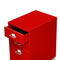 3 Tiers Steel Orgainer Metal File Cabinet With Drawers Office Furniture Red