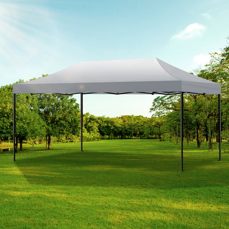 Mountview Gazebo Tent 3x6 Outdoor Marquee Gazebos Camping Canopy Wedding Silver