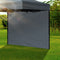 Mountview Gazebo Walls 3x3 Outdoor Side Wall Waterproof Party Wedding Dark Grey