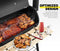 2 in 1 BBQ Smoker Charcoal Grill Roaster Portable Offset Camping Outdoor Barbecue