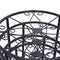 4X Outdoor Indoor Plant Stand Metal Black Flower Pot Garden Decor Rack Round