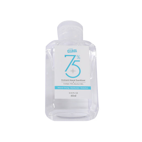 Cleace 20x Hand Sanitiser Sanitizer Instant Gel Wash 75% Alcohol 60ML