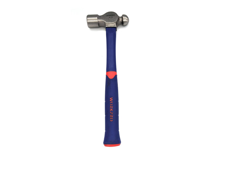 WORKPRO BALL-PEIN HAMMER WITH FIBERGLASS HANDLE 24OZ