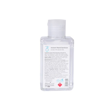 Cleace 10x Hand Sanitiser Sanitizer Instant Gel Wash 75% Alcohol 100ML