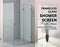 1200 x 900mm Frameless 10mm Glass Shower Screen By Della Francesca