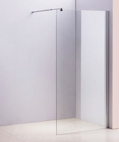 1000 x 2100mm Frameless 10mm Safety Glass Shower Screen