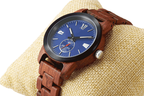 Handcrafted Kosso Wood Watch - Best Gift Idea!