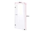 800 x 2100mm Frameless 10mm Safety Glass Shower Screen