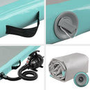 Everfit GoFun 5X1M Inflatable Air Track Mat with Pump Tumbling Gymnastics Green