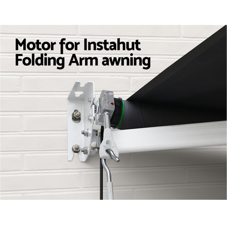 Instahut 230V Replacement Motor w/ remote 40NM Folding Arm Awning Outdoor Blind