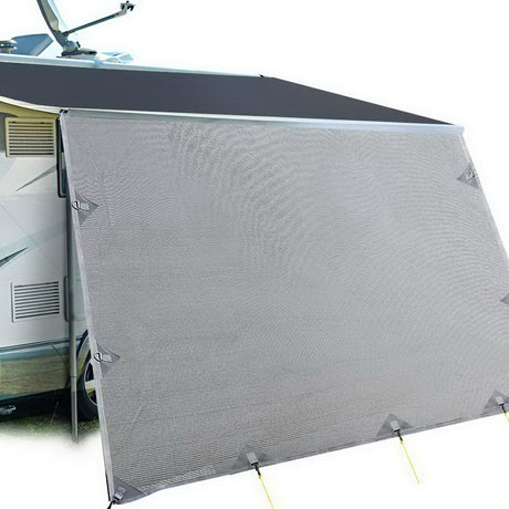 Weisshorn Caravan Roll Out Awning 4.3 x 1.8m - Grey