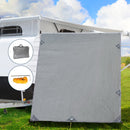 Weisshorn Caravan Roll Out Awning Pop Top End Wall - Grey