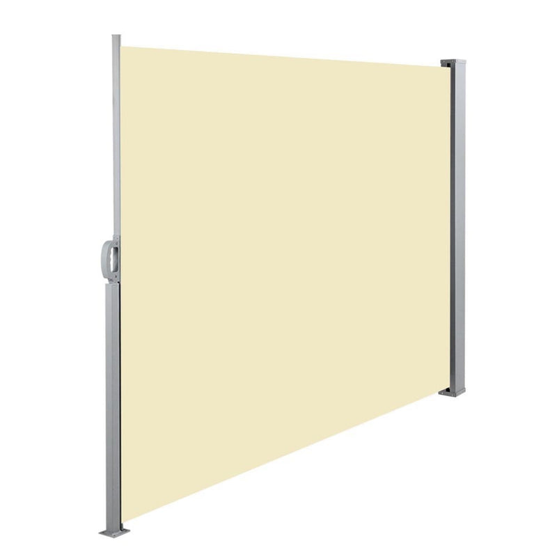 Instahut Retractable Side Awning Shade 1.8 x 3m - Beige