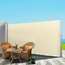 Instahut Retractable Side Awning Shade 1.8 x 3m - Beige