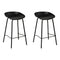 Artiss Set of 2 Metal Bar Stools - Black