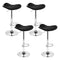 Artiss Set of 4 Swivel Bar Stools - Black