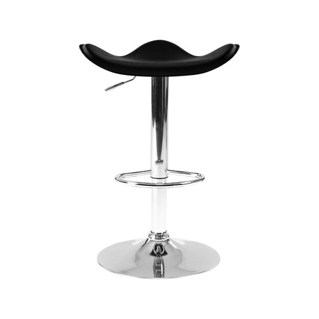 Artiss Set of 4 Swivel Bar Stools - Black