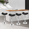 Artiss Set of 4 Swivel Bar Stools - Black