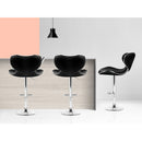 Artiss Set of 4 PU Leather Bar Stools - Black