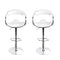 Artiss Set of 2 PU Leather Bar Stools - White