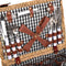 4 Person Picnic Basket Baskets Set Outdoor Blanket Deluxe Wicker Gift Storage