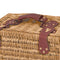 4 Person Picnic Basket Baskets Set Outdoor Blanket Deluxe Wicker Gift Storage