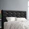 King Size Bed Headboard Bed Frame Head Bedhead Leather Frame Base BENO