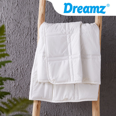 DreamZ Weighted Blanket Summer Cotton Heavy Gravity Adults Deep Relax Relief 9KG