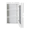 Cefito Bathroom Vanity Mirror with Storage Cavinet - White