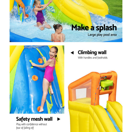 Bestway Inflatable Water Slide Jumping Castle Water Park Slides Toy Pool Splash