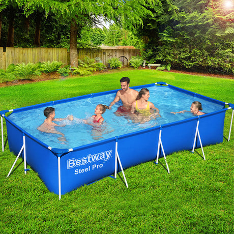 Bestway Swimming Pool Above Ground Heavy Duty Steel Pro™ Frame Pools 4M