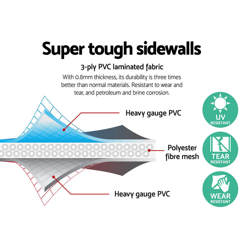 Bestway Swimming Pool Above Ground Frame Pools Outdoor Steel Pro 2.2 X 1.5M