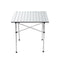 Weisshorn Roll Up Camping Table Foldable Portable Picnic Garden BBQ Desk 70CM