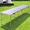 Weisshorn Folding Camping Table Portable Family Picnic Garden 240CM